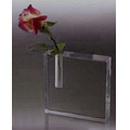 Secretary Appreciation Bud Vase w/ Side Hole - Optic Crystal